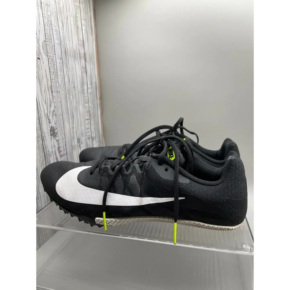 Nike Black Zoom Rival S Racing Men’s Track Cleats Lace Shoes *No Spikes 7